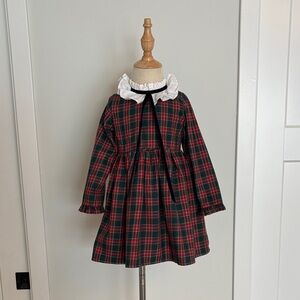4T La Coqueta Tartan Dress